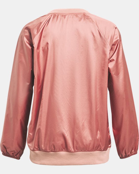 Damen UA RECOVER™ Shine Rundhals-Oberteil aus Webstoff, Pink, pdpMainDesktop image number 6